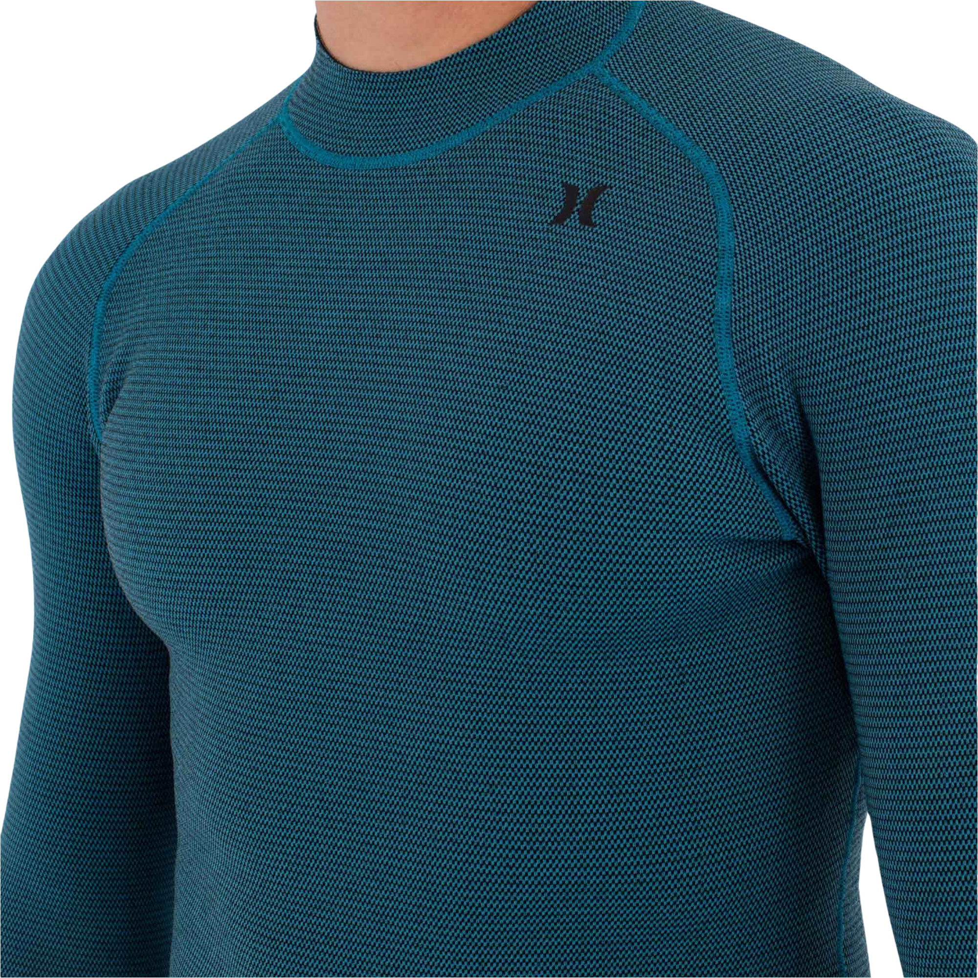 2026 Hurley Mens Plus Texture 1 5/1mm Wetsuit Jacket MSJ0013109 - Black ...