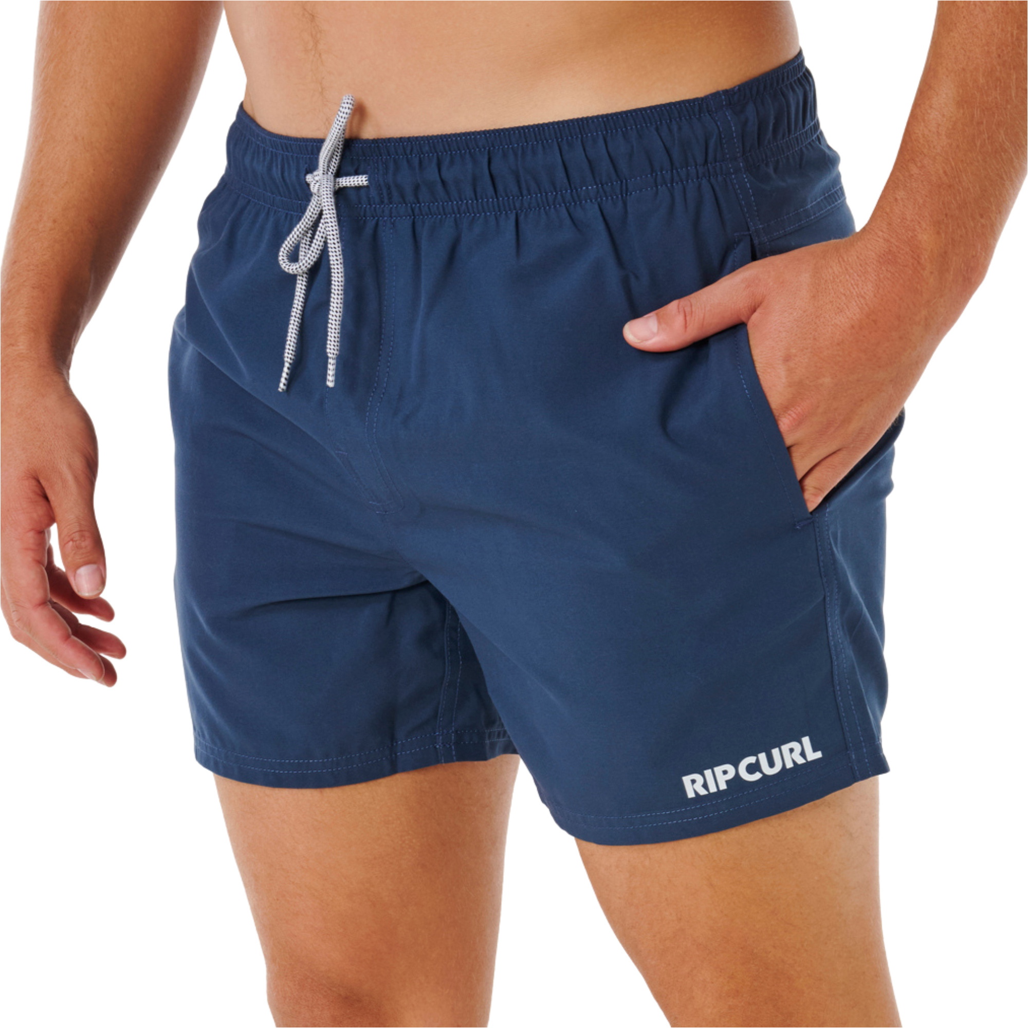 2026 Rip Curl Mens Streamline Offset Volley Boardshorts 0EQMBO - Dark ...