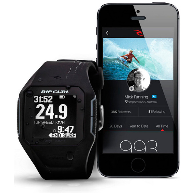 Rip Curl Search GPS Smart Surf Watch in BLACK A1111 - Accessories