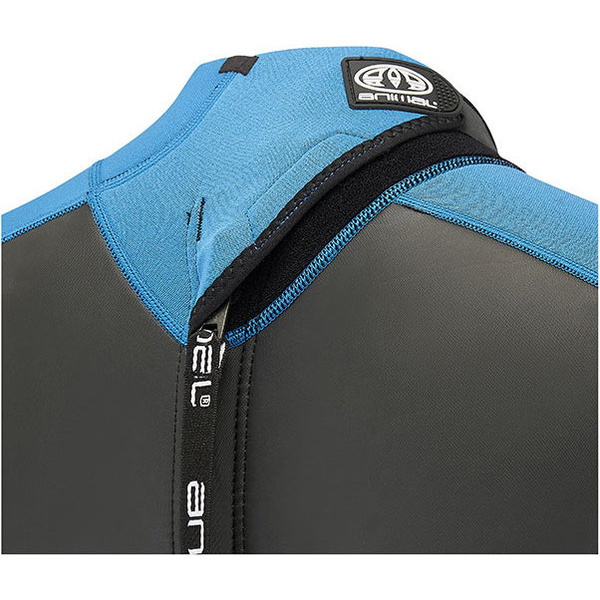 Animal Nova 3/2mm Flatlock Back Zip Wetsuit Marina Blue AW8SN102