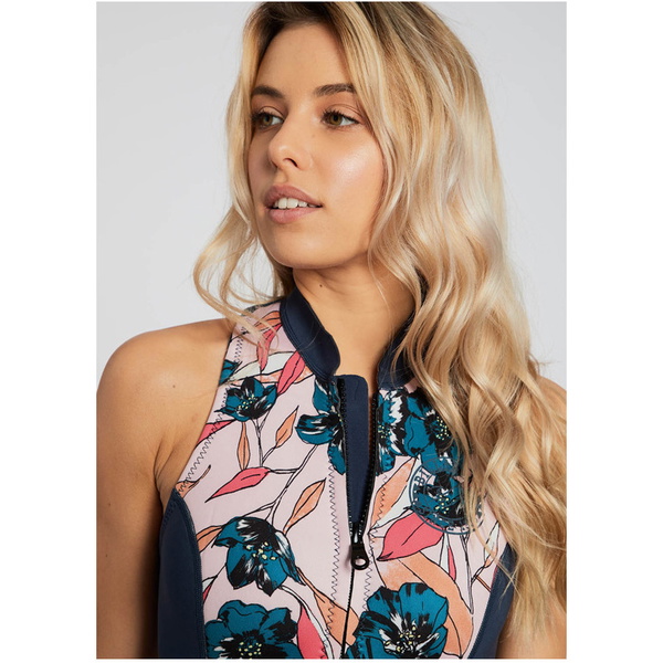 Billabong Womens Salty Jane 2mm Sleeveless Long Jane Wetsuit SLATE H42G10