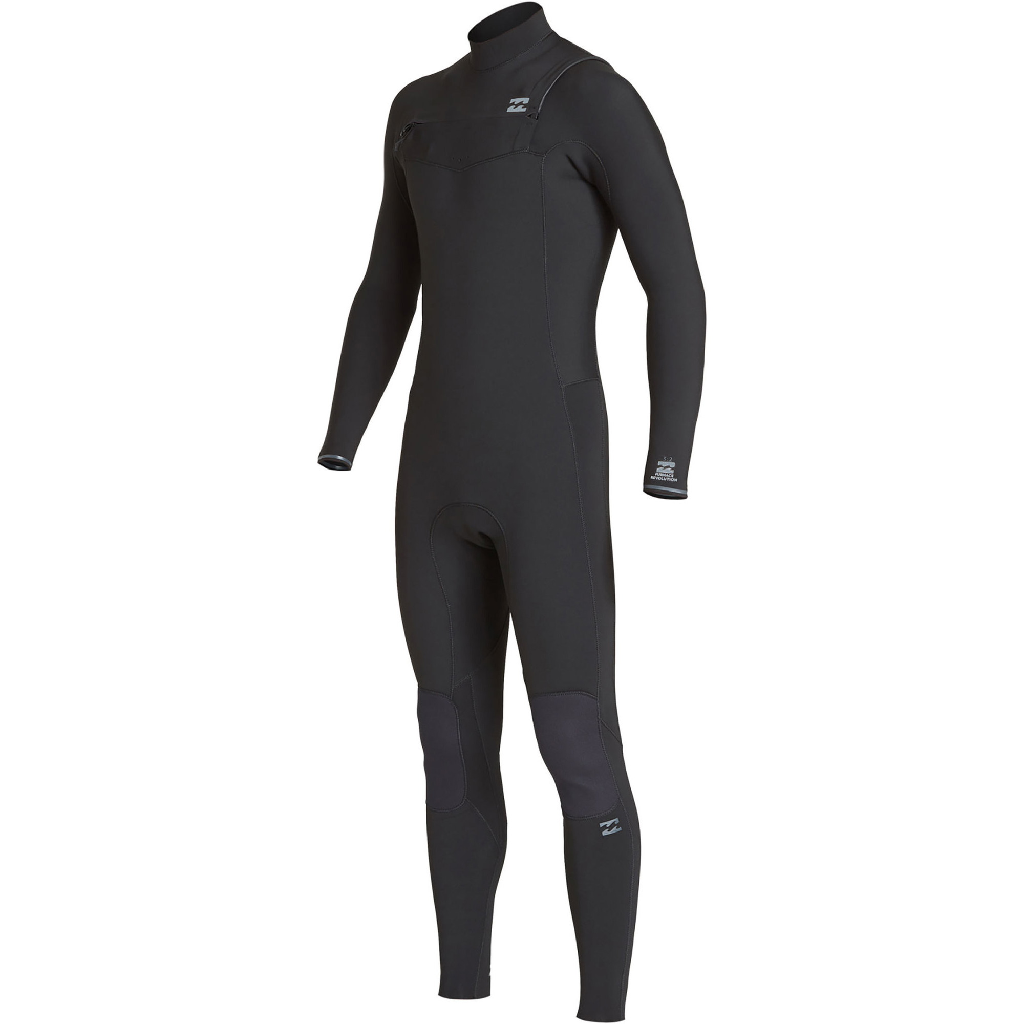 2020 Billabong Mens Furnace Revolution 5/4mm Chest Zip Wetsuit Black Q45M06