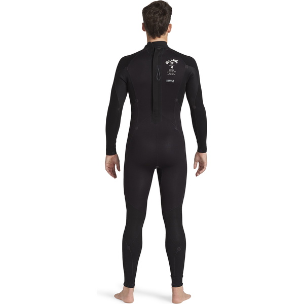 2021 Billabong Mens Intruder 3/2mm Back Zip GBS Wetsuit 043M18 - Black