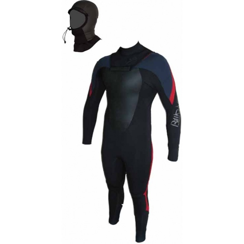 Billabong Revolution X 5/4/3mm Steamer Wetsuit C45M05 Free Hood 2010 BLACK/REDDETAIL. MT ONLY. LAST ONE