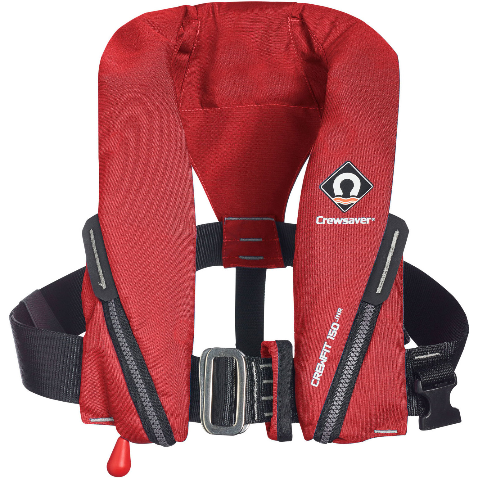 2026 Crewsaver Junior Crewfit 150N Lifejacket Auto With Harness 9705RA - Red