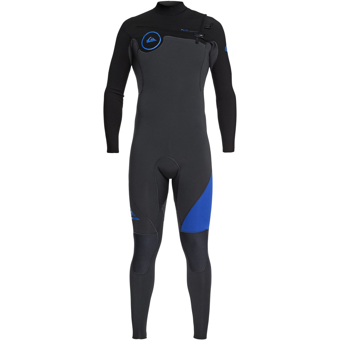 2019 Quiksilver Syncro 3/2mm Chest Zip Wetsuit Graphite / Black