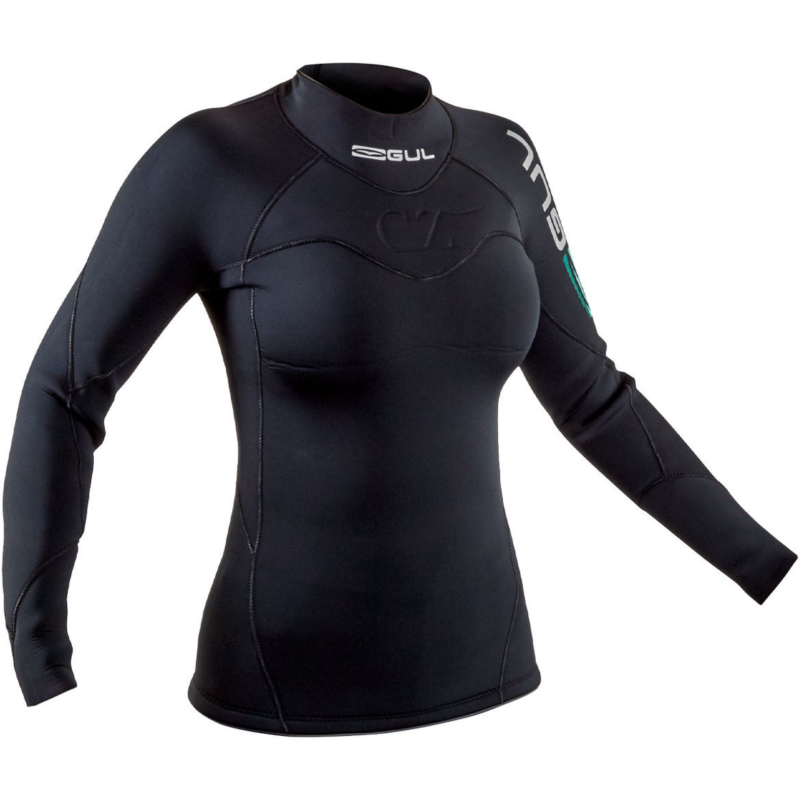 GUL Womens Code Zero 3mm X-Flex Thermotop AC0113-B9 - Black