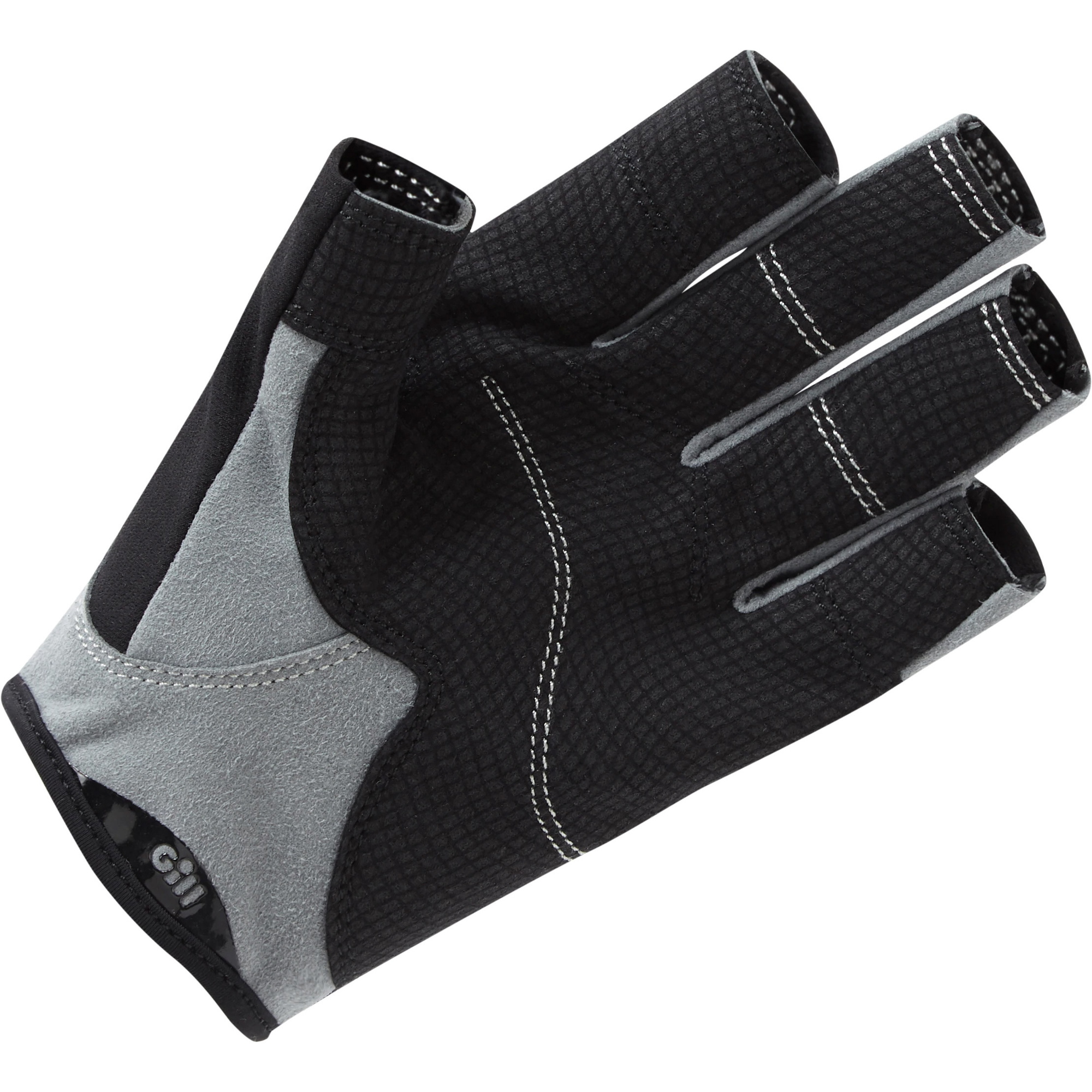 2026 Gill Junior Deckhand Short Finger Gloves 7043J - Black