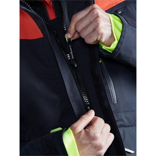 2025 Gill Mens OS1 Ocean Sailing Jacket OS13J - Graphite / Orange