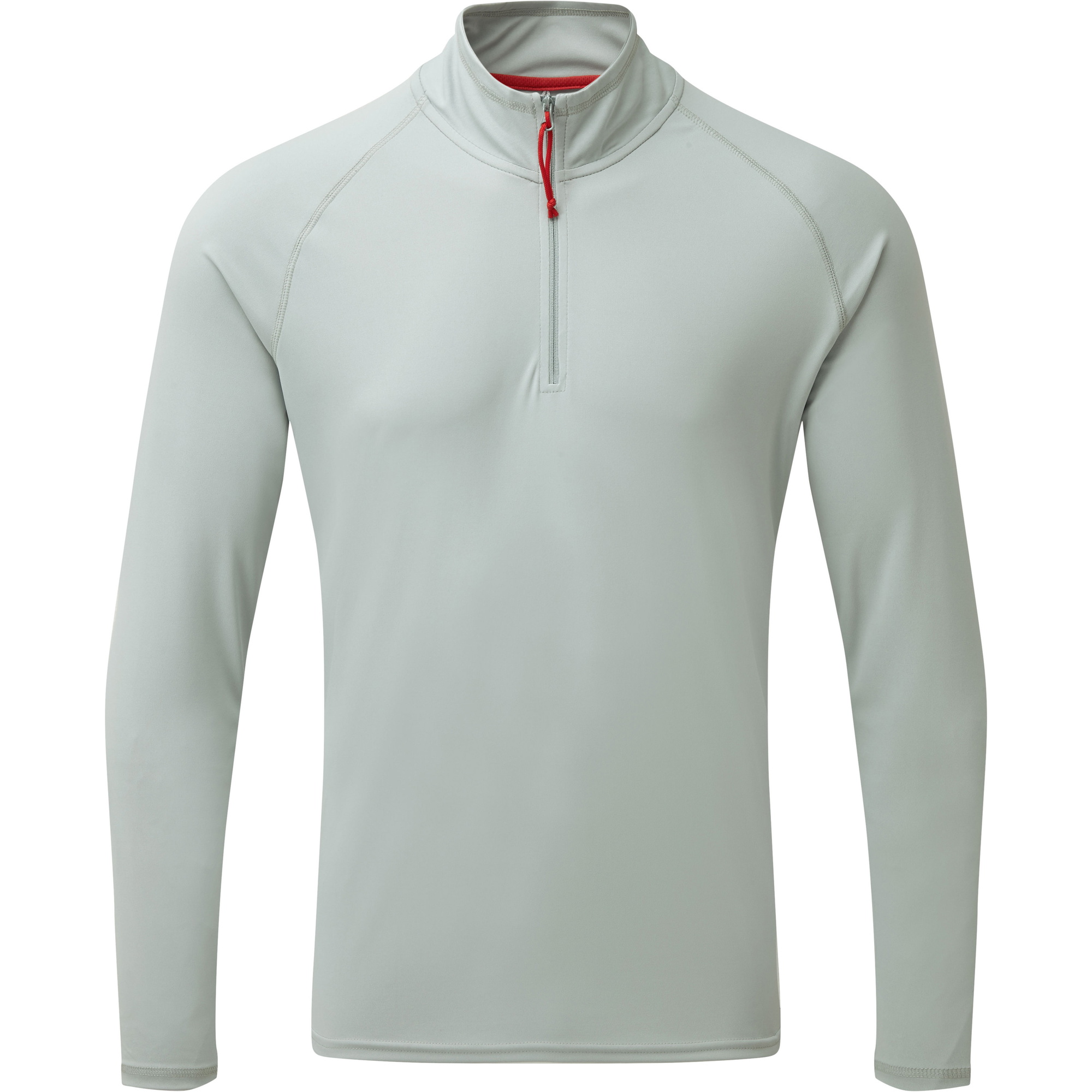 2026 Gill Mens UV Tec Zip Neck Top Grey UV009