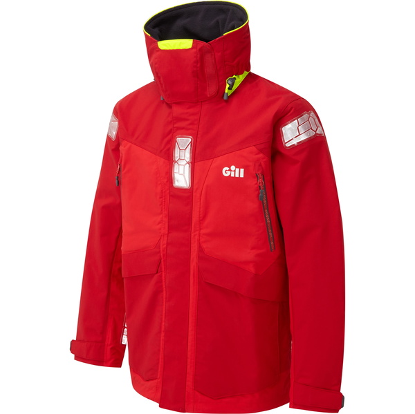 2021 Gill OS2 Mens Offshore Jacket Red OS24J