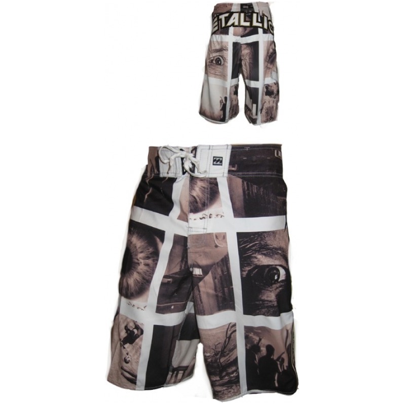 Billabong Metallica Board Shorts BRAND NEW D1BS13 in white SIZE 31