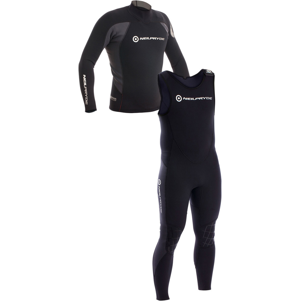Neil Pryde Junior Raceline 3/2mm Neoprene Top & Long John Combi Black