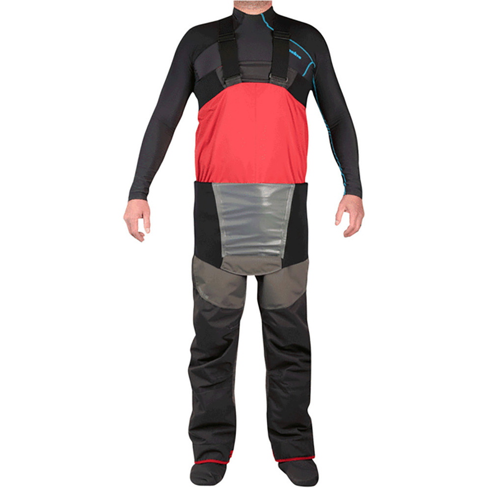 2026 Nookie Pro Bib Double Waist Dry Trousers Charcoal Grey TR12