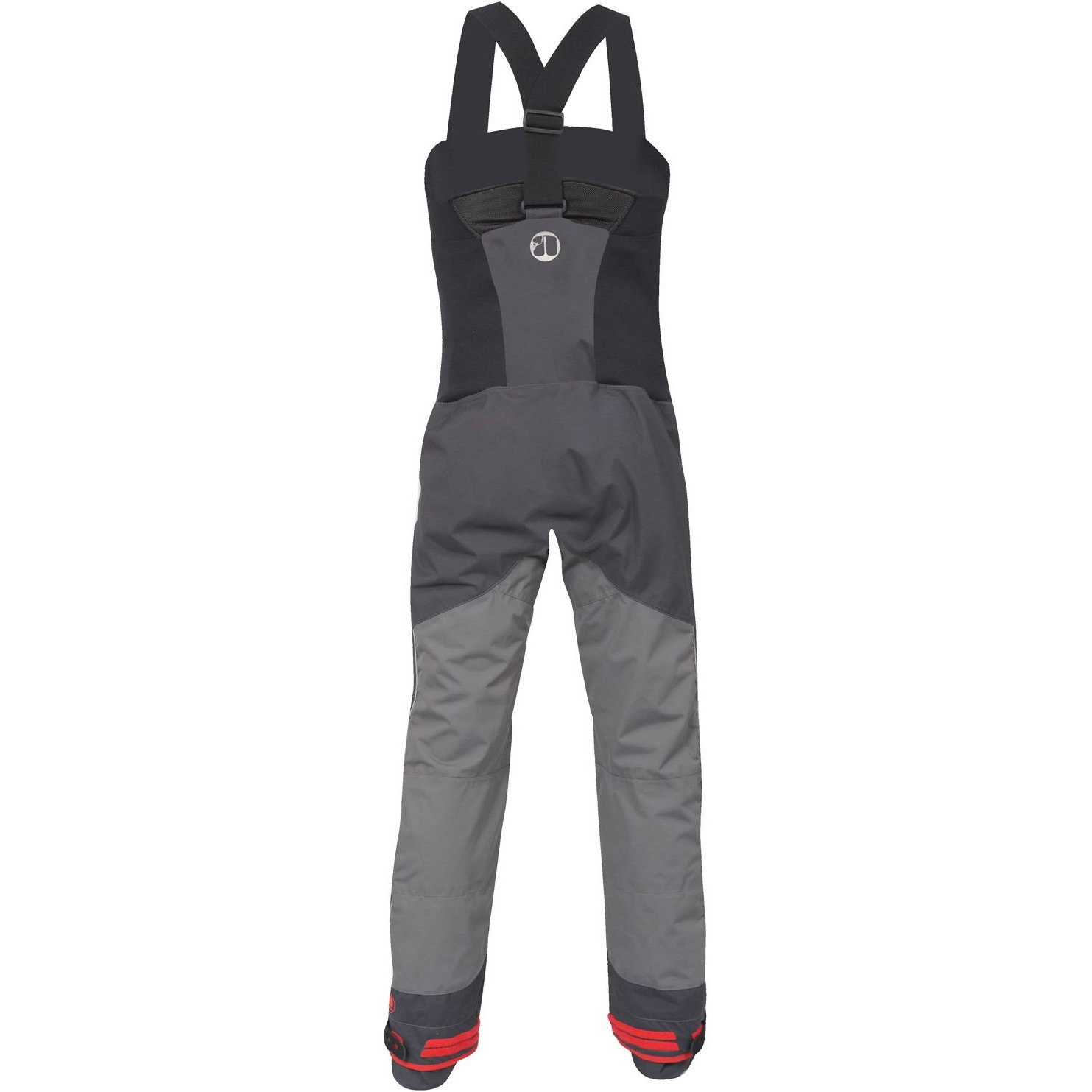 2026 Nookie Pro Bib Single Waist Dry Trousers TR11 - Grey / Black
