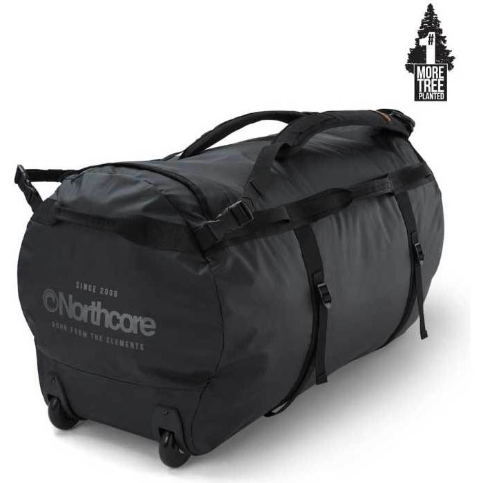2026 Northcore Wheeled Duffle Bag 110L NOCO123D - Black / Grey