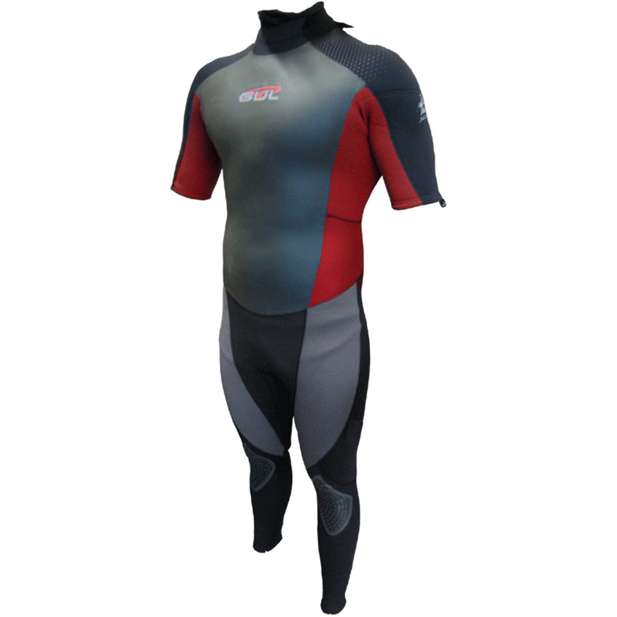 GUL Profile 3/2mm Short Sleeved GBS Wetsuit Black / Slate / Red PR2201 - 2ND