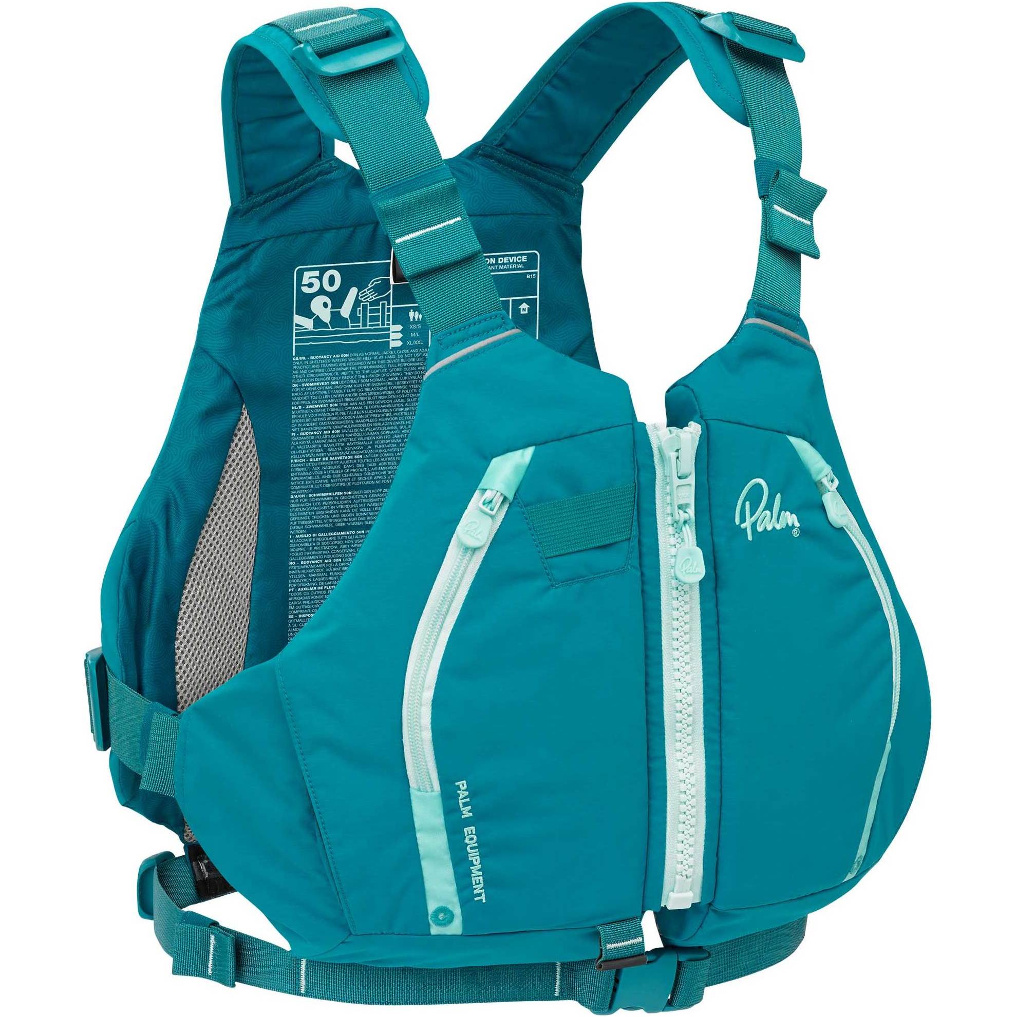2026 Palm Womens Peyto Touring Kayak PFD 12640 - Teal