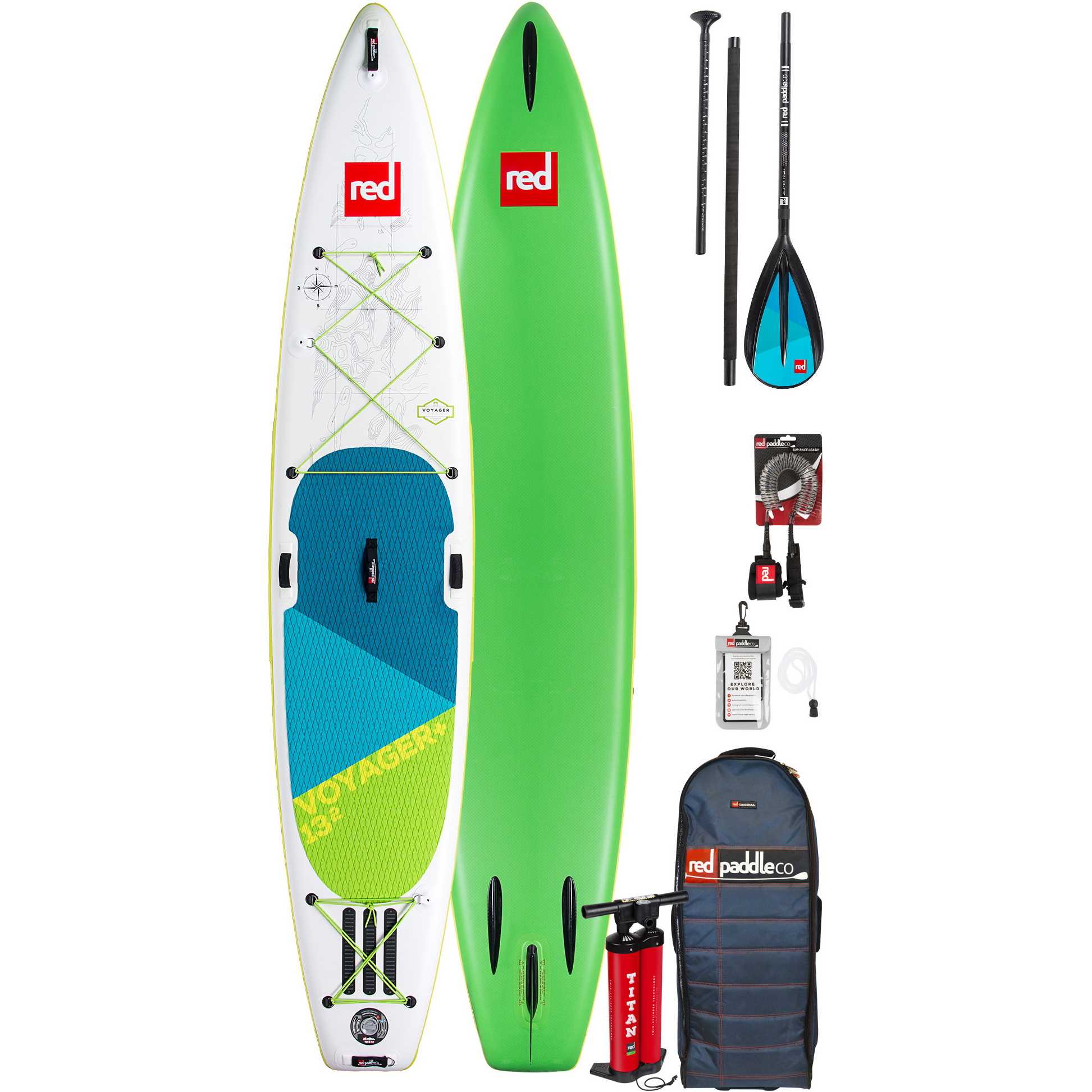 2019 Red Paddle Co Voyager 13'2 Inflatable Stand Up Paddle Board