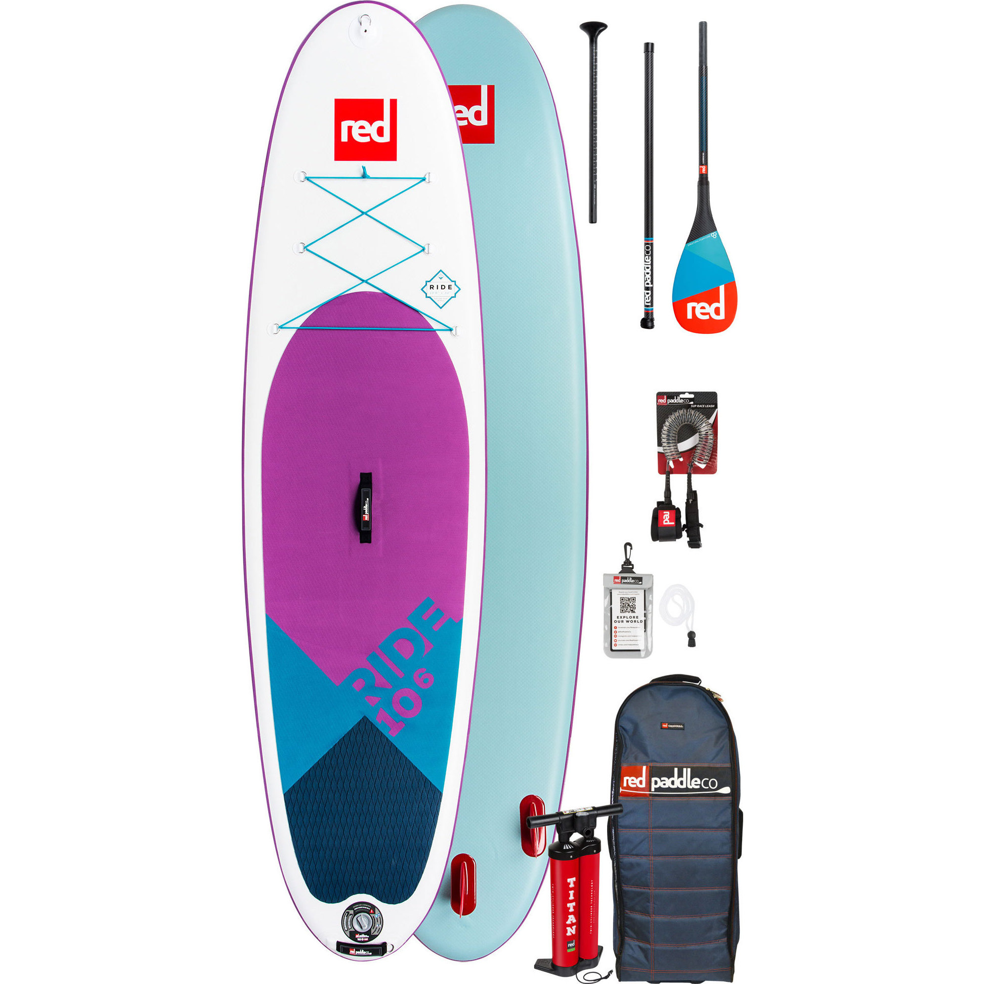 2026 Red Paddle Co Ride 10'6 SE Inflatable Stand Up Paddle Board