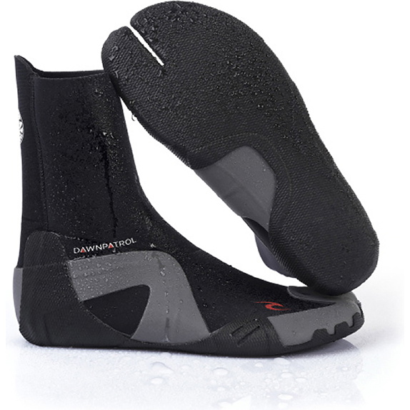Split And Rip Rip Curl Dawn Patrol 3mm Split Toe Wetsuit Boots WBO7AD - Black ...