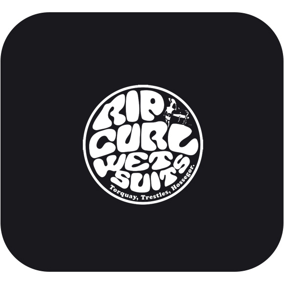 Rip Curl Neoprene Wetty Change Mat / Boot Liner - BLACK Square BZMJAP