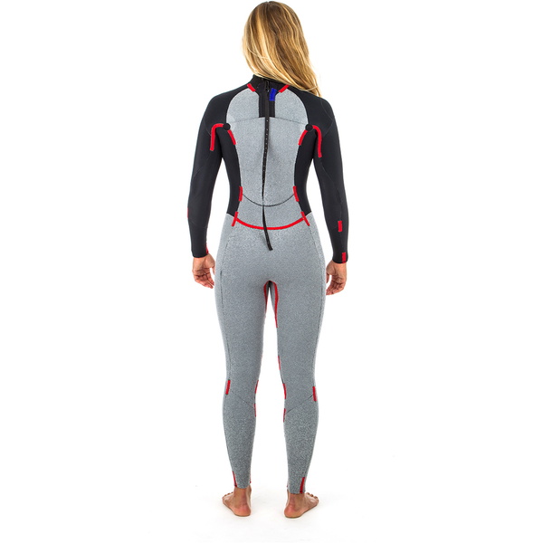 2019 Rip Curl Womens Dawn Patrol 3/2mm GBS Back Zip Wetsuit BLACK / WHITE WSM8GS
