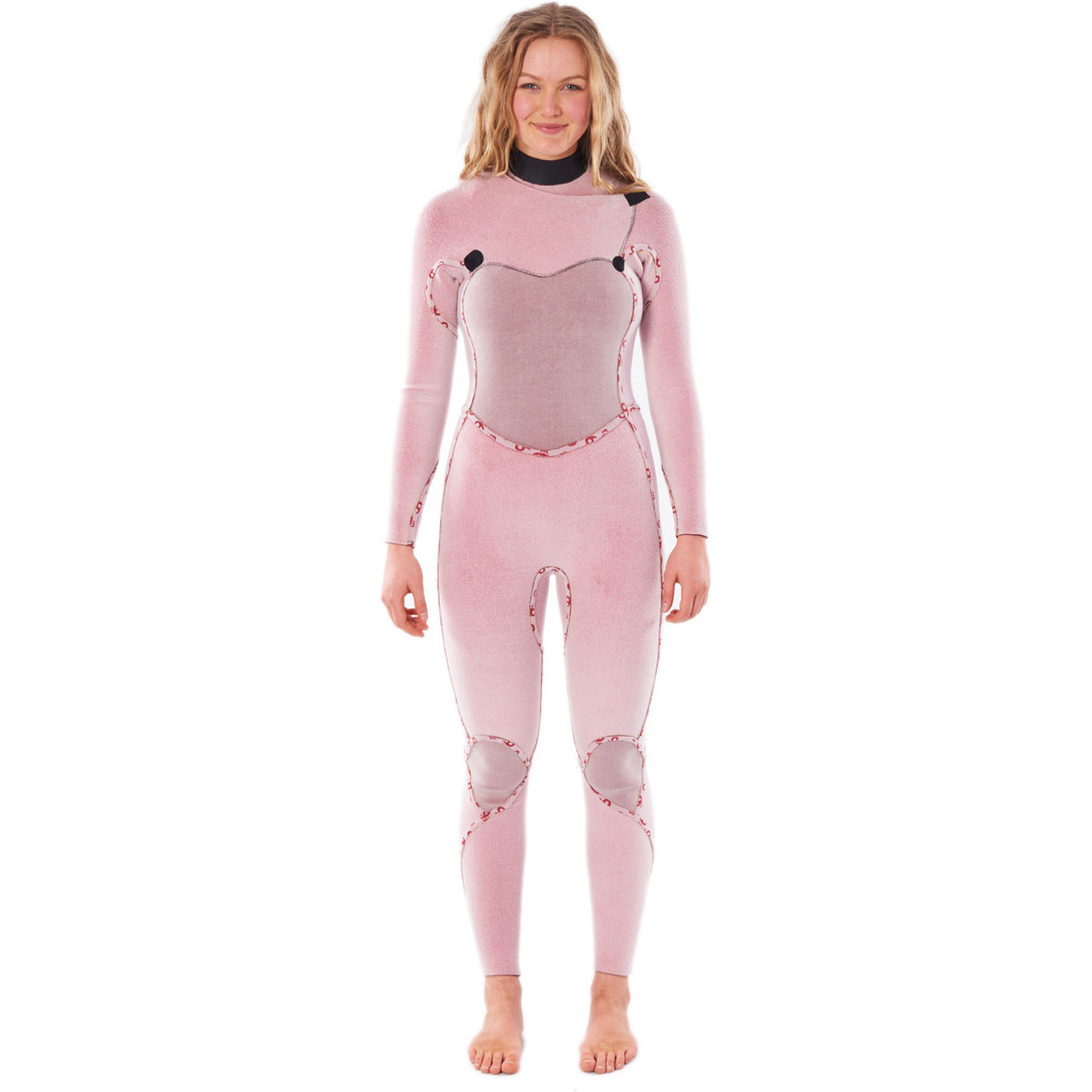 Rip Curl Womens Flashbomb 4/3mm Chest Zip Wetsuit WSTYFG - Black