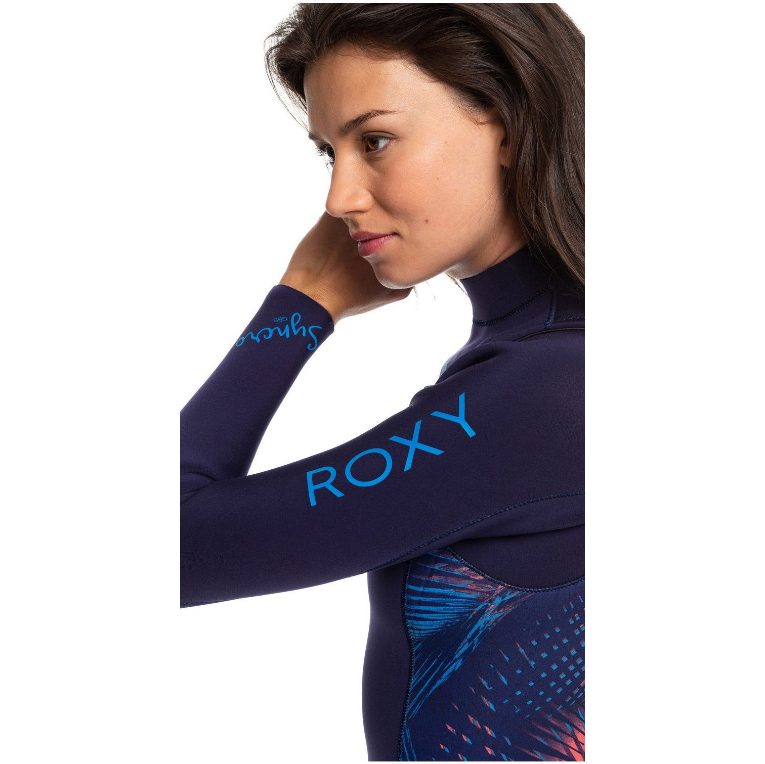 2020 Roxy Womens Syncro 3/2mm Chest Zip Wetsuit Blue Ribbon