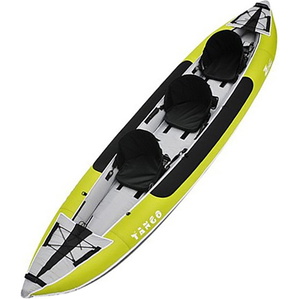2026 Z-pro Tango 3 Man Kayak Inflable Ta300 Verde - Solo Kayak