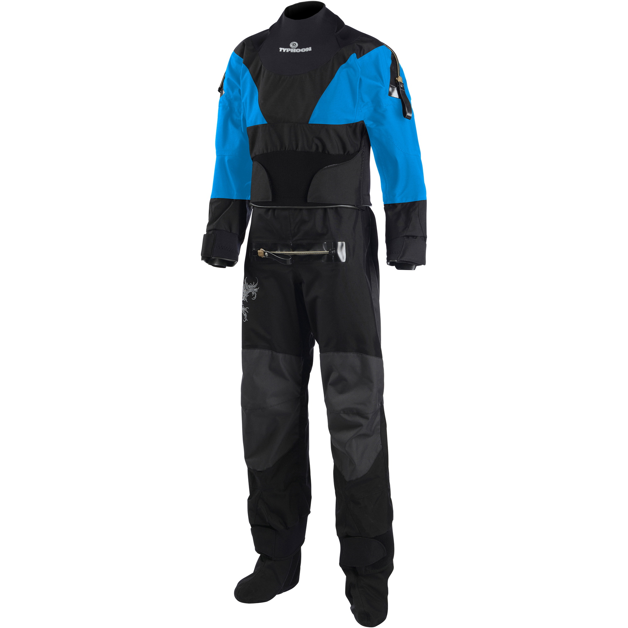 Typhoon Multisport Extreme Latex Ladies Drysuit +Con Zip Inc FLEECE 100131