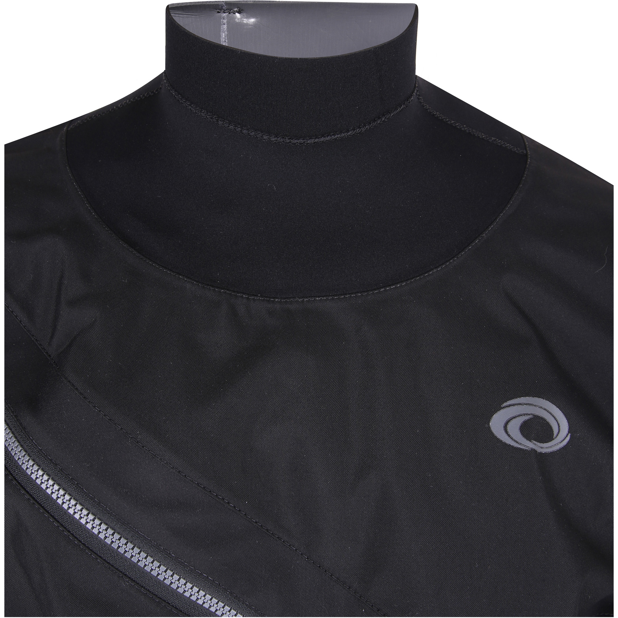 2026 Typhoon Mens Ezeedon Front Zip Drysuit 100187 - Black / Grey