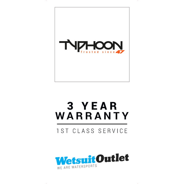 Typhoon Multisport Hinge Drysuit +Con Zip Orange / Black Suit Only 100152