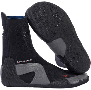 2026 Rip Curl Dawn Patrol 3mm Round Toe Wetsuit Boots WBO7DD - Black