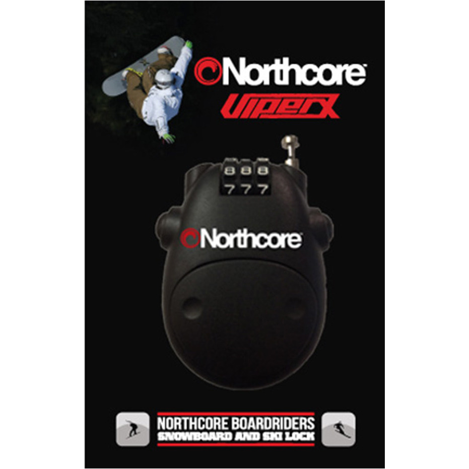 2026 Northcore Viper-X 2G Luggage Travel Lock NOCO13B - Black