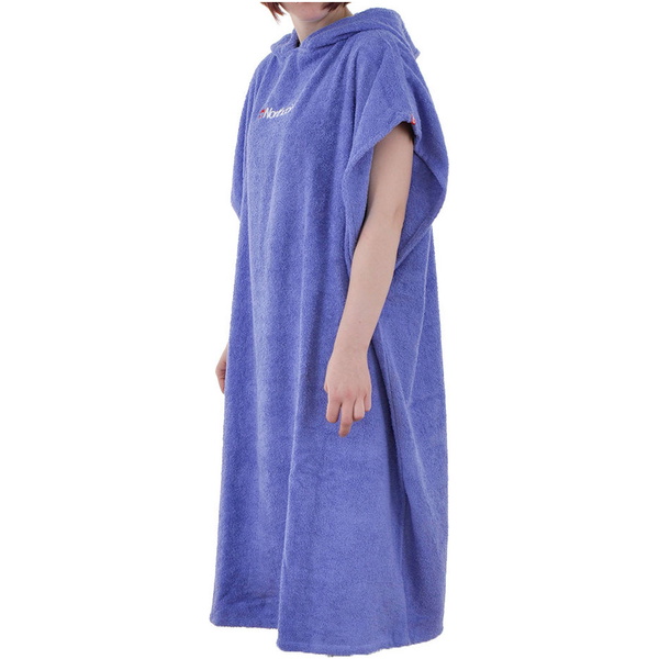 2026 Northcore Beach Basha Hooded Towel Changing Robe / Poncho NOCO24 - Purple Blue