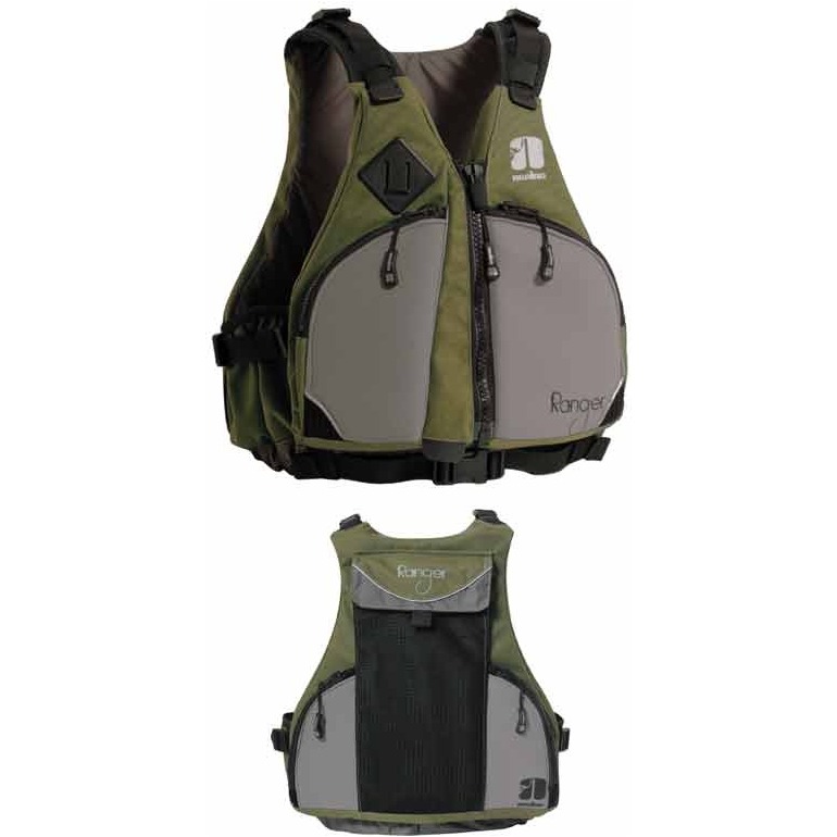 Nookie Ranger II 50N Canoeing / Open Boating Buoyancy Aid Green / Grey BA070