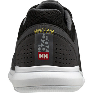 2024 Helly Hansen Ahiga V4 Hydropower Sailing Shoes 11582 - Black / White / Silver