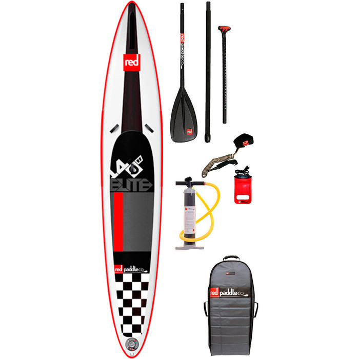 Red Paddle Co 14'0 Elite Inflatable Stand Up Paddle Board + Bag, Pump, Paddle & LEASH