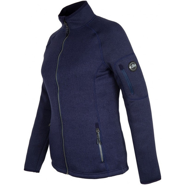 2022 Gill Womens Knit Fleece Jacket Navy 1493w Sailing Sailing Yacht Wetsuit Outlet 2841