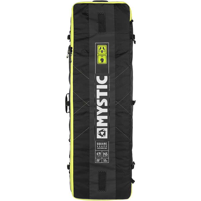 2024 Mystic Elevate Lightweight Square Board Bag 5'8 Black 190055