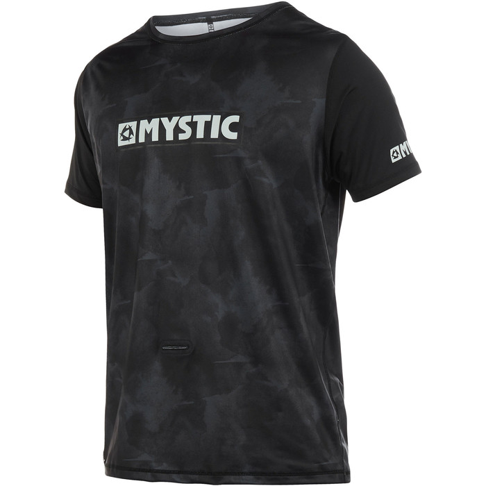 2021 Mystic Majestic Mens Short Sleeve Loosefit Quick Dry Rash Vest Black 190162