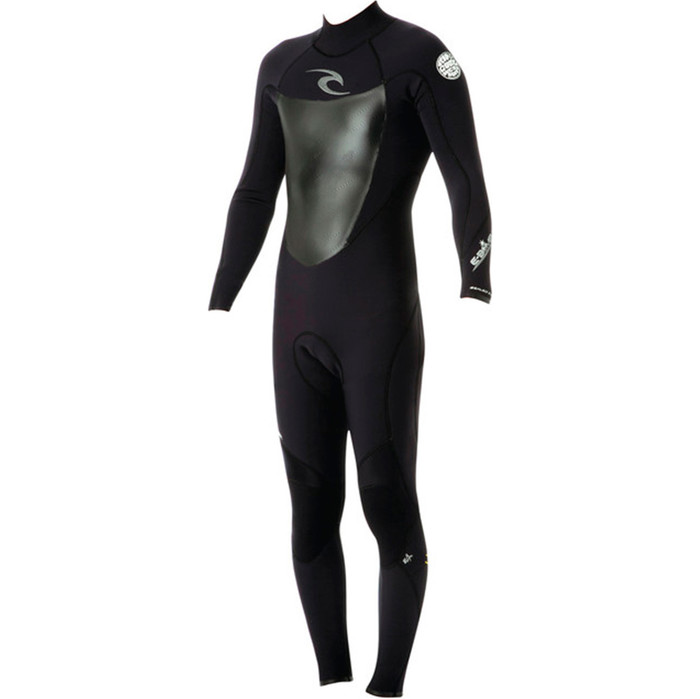 Rip Curl E-Bomb Pro 4/3mm GBS Back Zip Wetsuit in BLACK WSM4FE - 2ND
