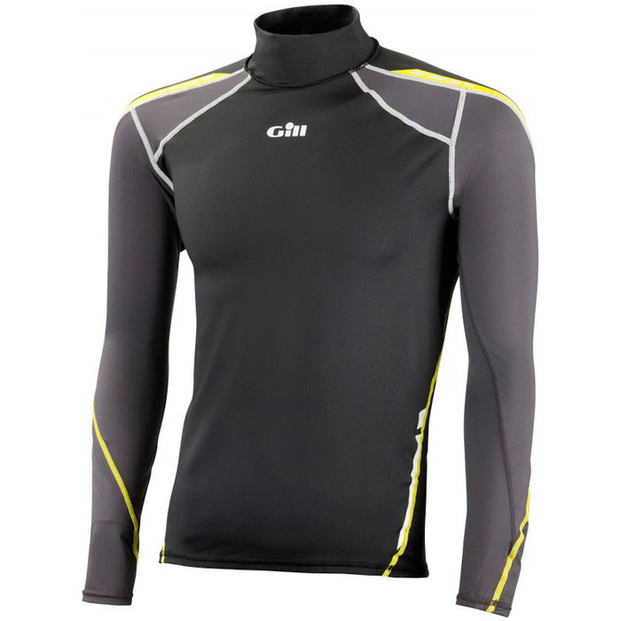 Gill UV Sport Long Sleeve Rash Vest Black / Graphite 4420