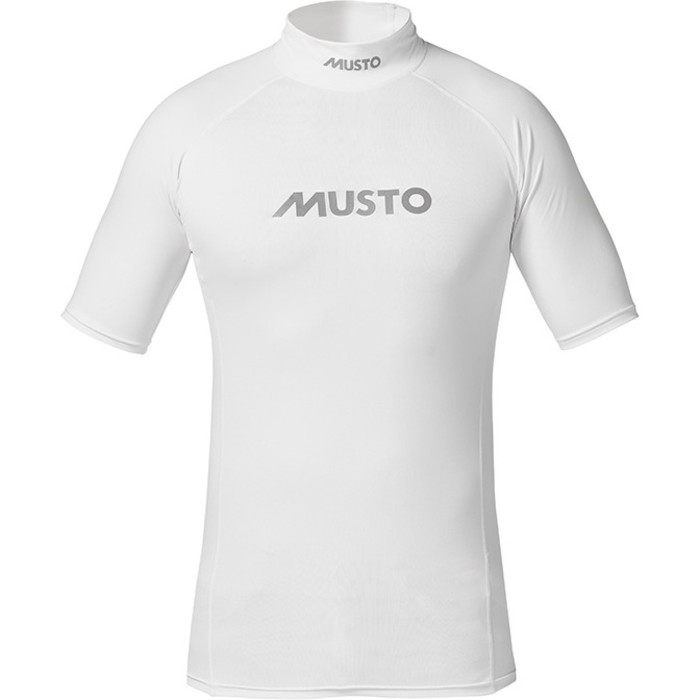 Musto Short Sleeved UV Vest White SO1072
