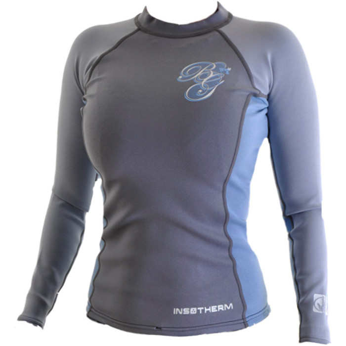 Bodyglove Insotherm Long Sleeve Neoprene Top GREY / SILVER BLUE 5153W