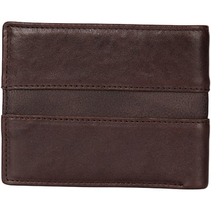Billabong Empire Snap Leather Wallet CHOCOLATE Z5LW02