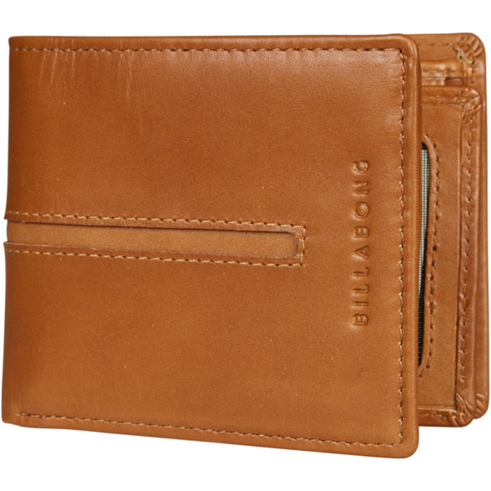 Billabong Empire Leather Wallet TAN Z5LW02