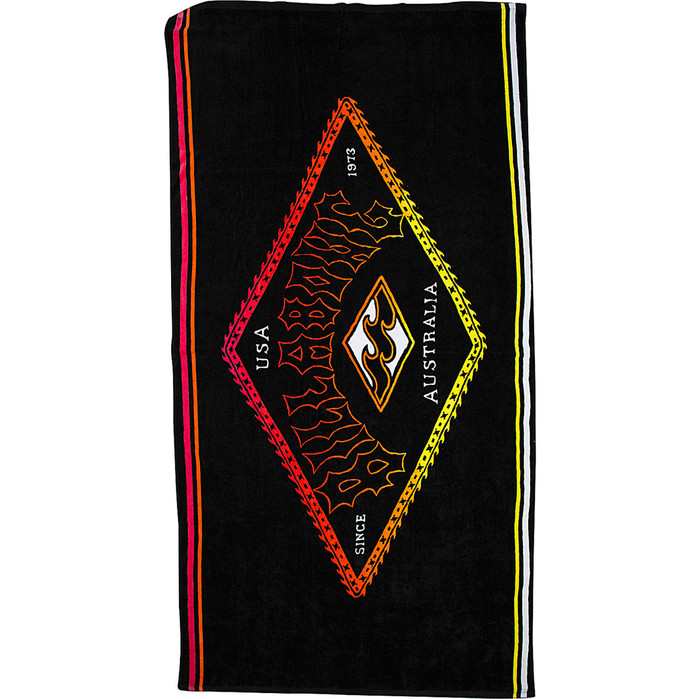 Billabong Re-Issue Extra Large Beach Towel Black W5TO05