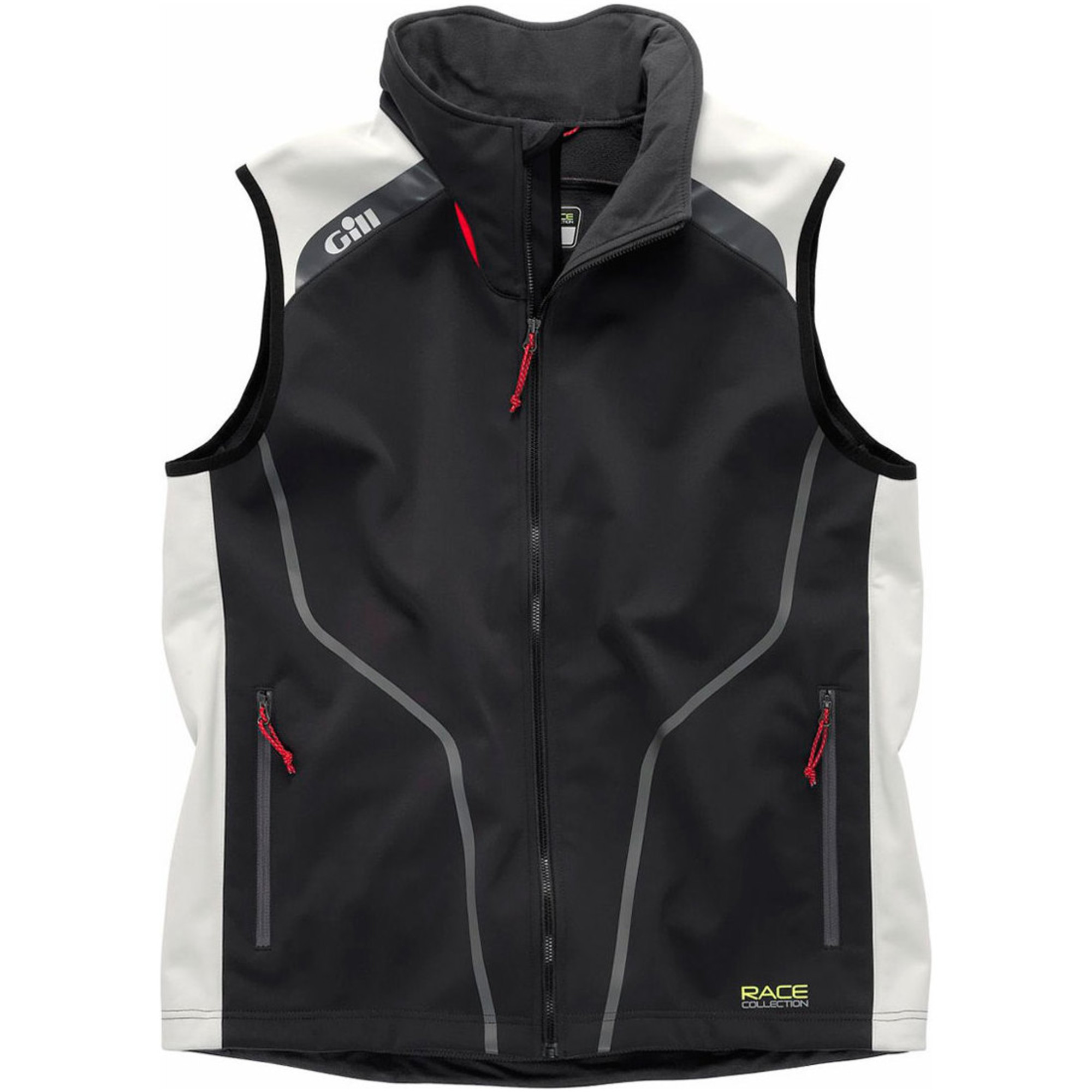 Gill Race Collection Softshell Gilet Graphite / Silver RC018 - Sailing ...